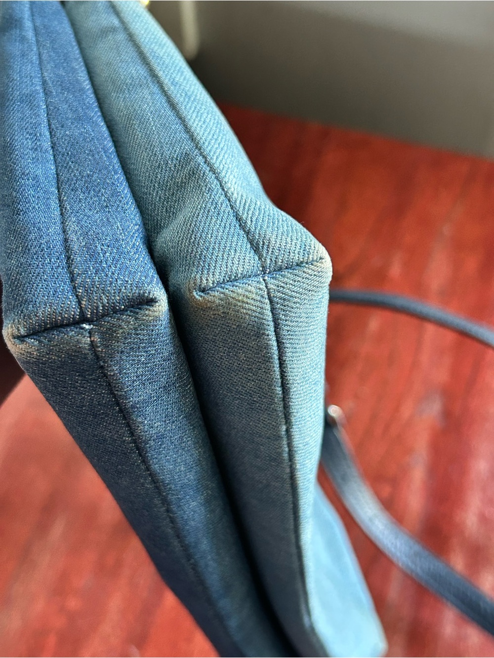Coach Denim Mia two-Toned Crossbody Bag 91458 - Picture 7 of 13